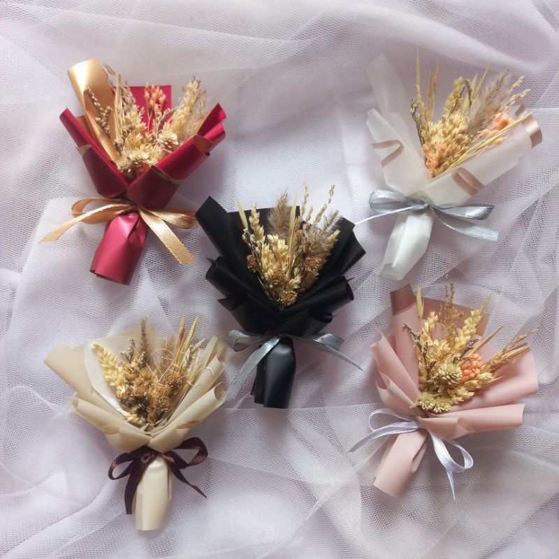 Jual Mini bouquet | buket bunga rustic | mini dried flower | aesthetic ...