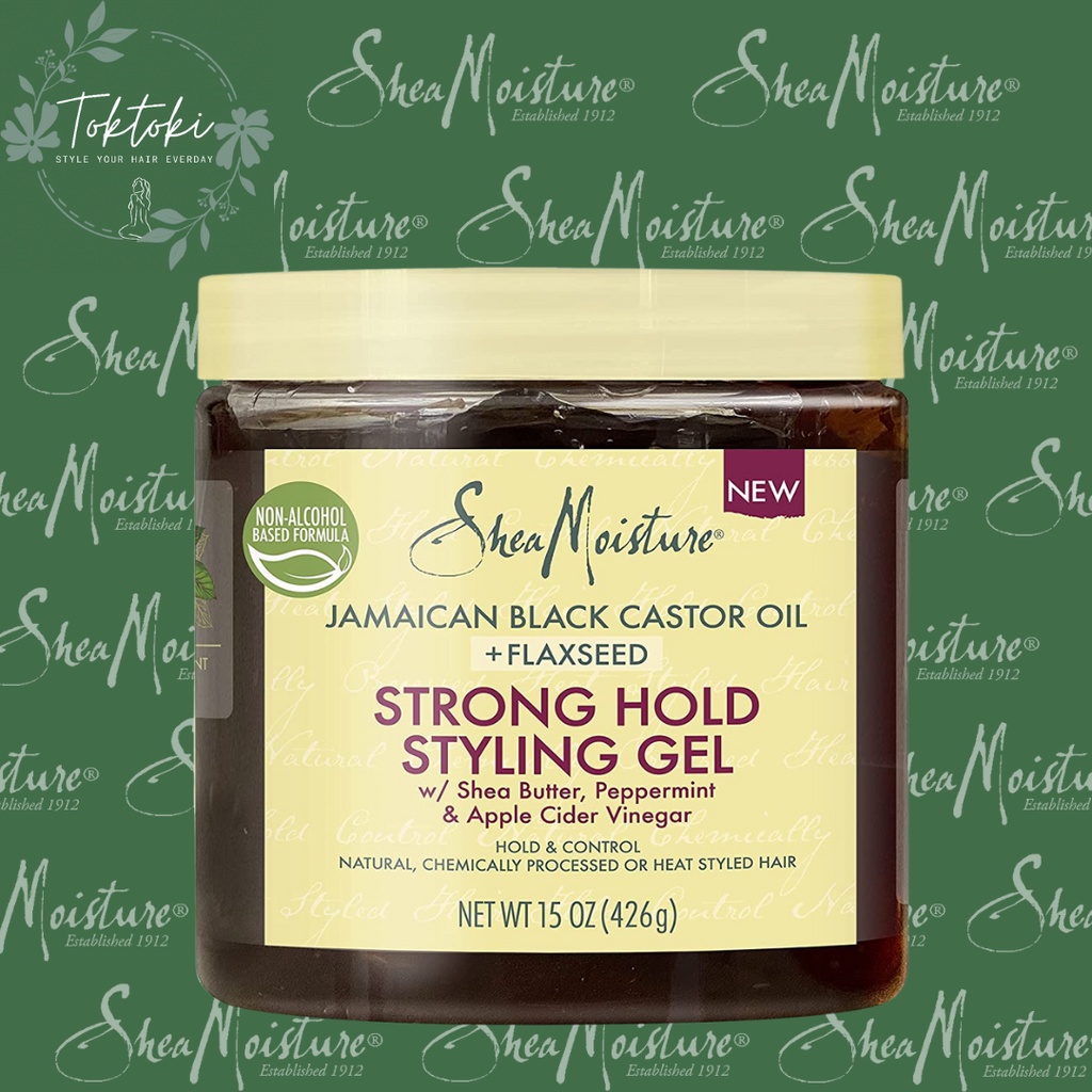 Jual SHEA MOISTURE Jamaican Black Castor Oil & Flaxseed Strong Hold