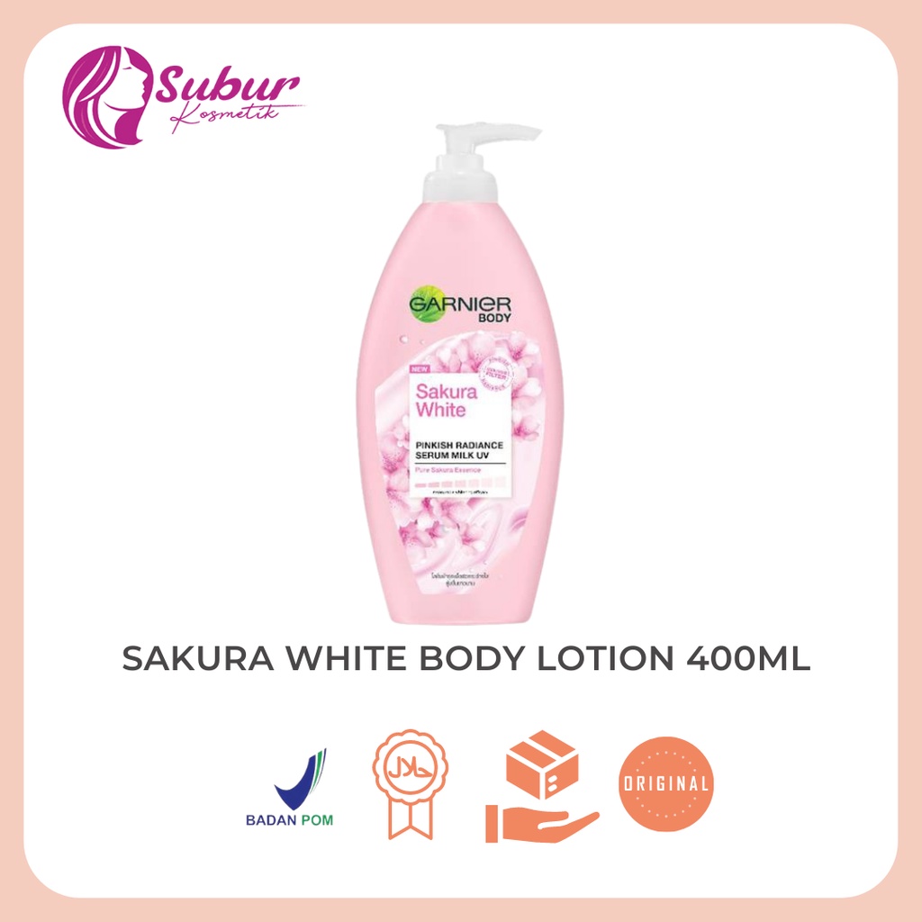 Jual Garnier Sakura White Body Lotion 400Ml Shopee Indonesia