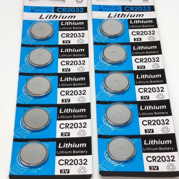 Jual Battery Baterai CR2032 batre kancing lithium 3V untuk RTC | Shopee ...