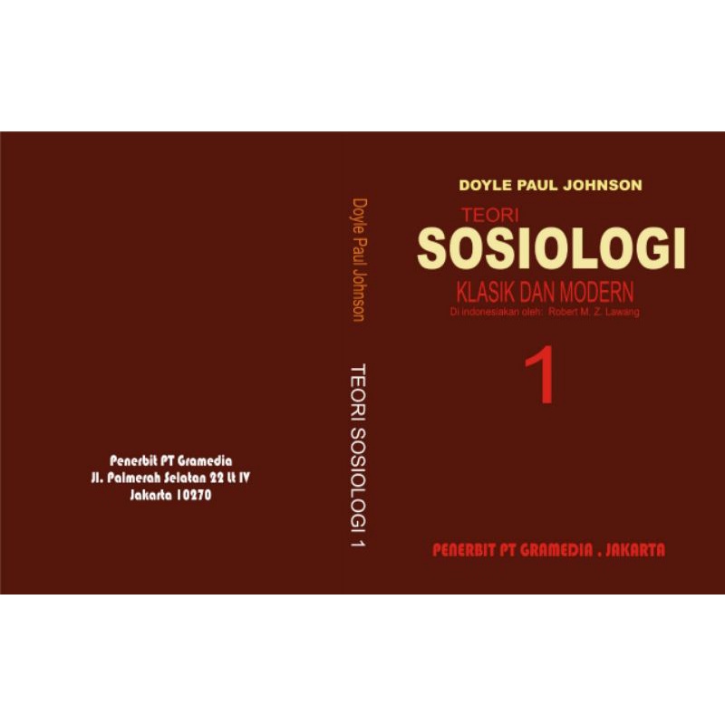 Jual Teori Sosiologi Klasik Dan Modern Jilid 1 Doyle Paul Johnson Shopee Indonesia