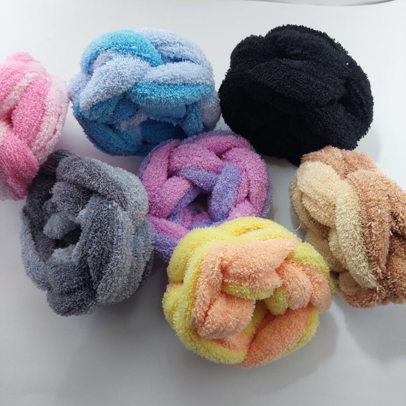 Jual SCRUNCHIE HIJAB Lilit / ikat rambut handuk / kuncir rambut jumbo ...