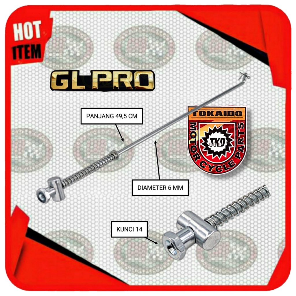 Jual Stik Kawat Tiang Rem Belakang Honda Cb Gl Gl Pro Max Megapro Dsb Shopee