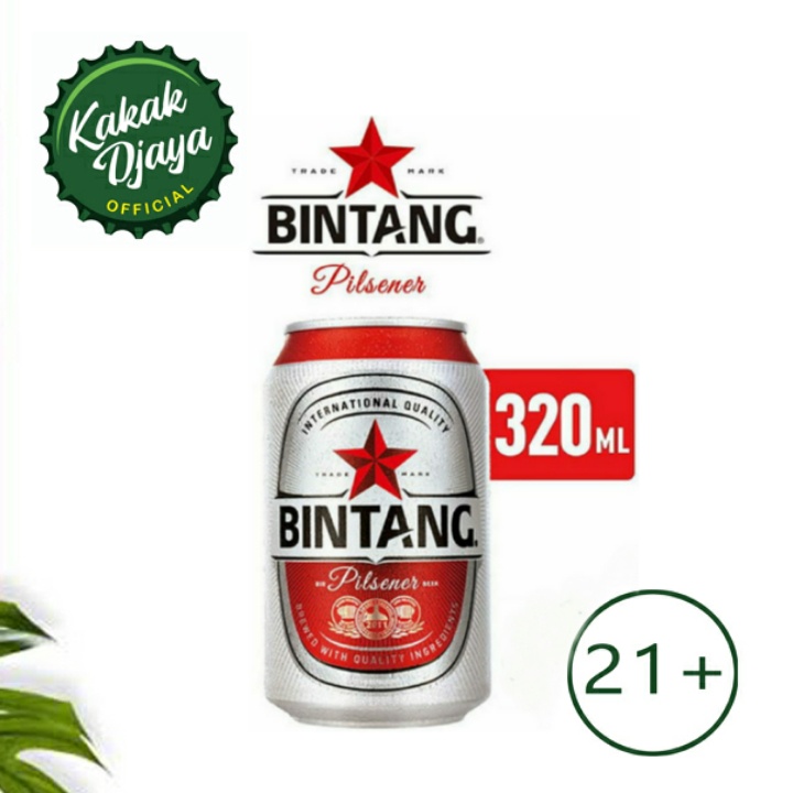 Jual Bir Bintang Pilsener Can 320 Ml Beer Bintang Kaleng Bintang Can ...