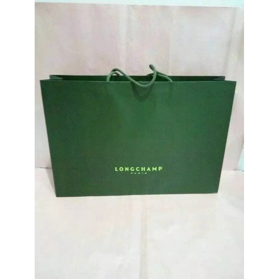 Paper bag longchamp best sale