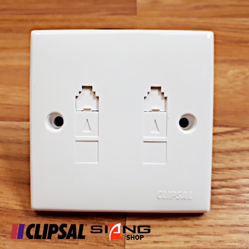 Jual Outlet Telp RJ11 Clipsal Schneider C-Classic (Isi 2) | Shopee ...