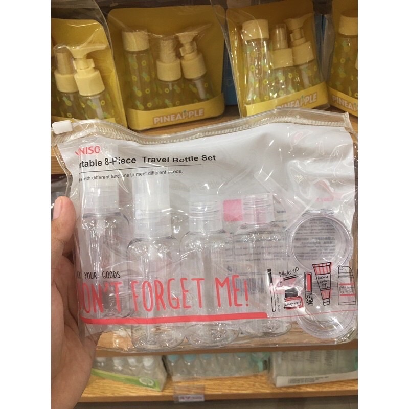 Jual MINISO COLORFUL TRAVELLING BOTTLE SET MINISO TRAVEL BOTTLE SET