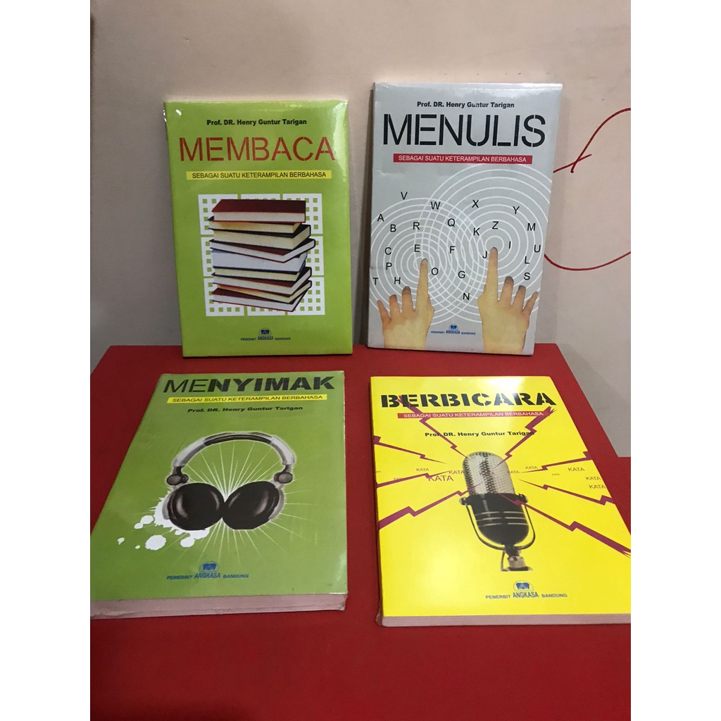 Jual Paket 4 Buku Guntur Tarigan Membaca Menulis Berbicara