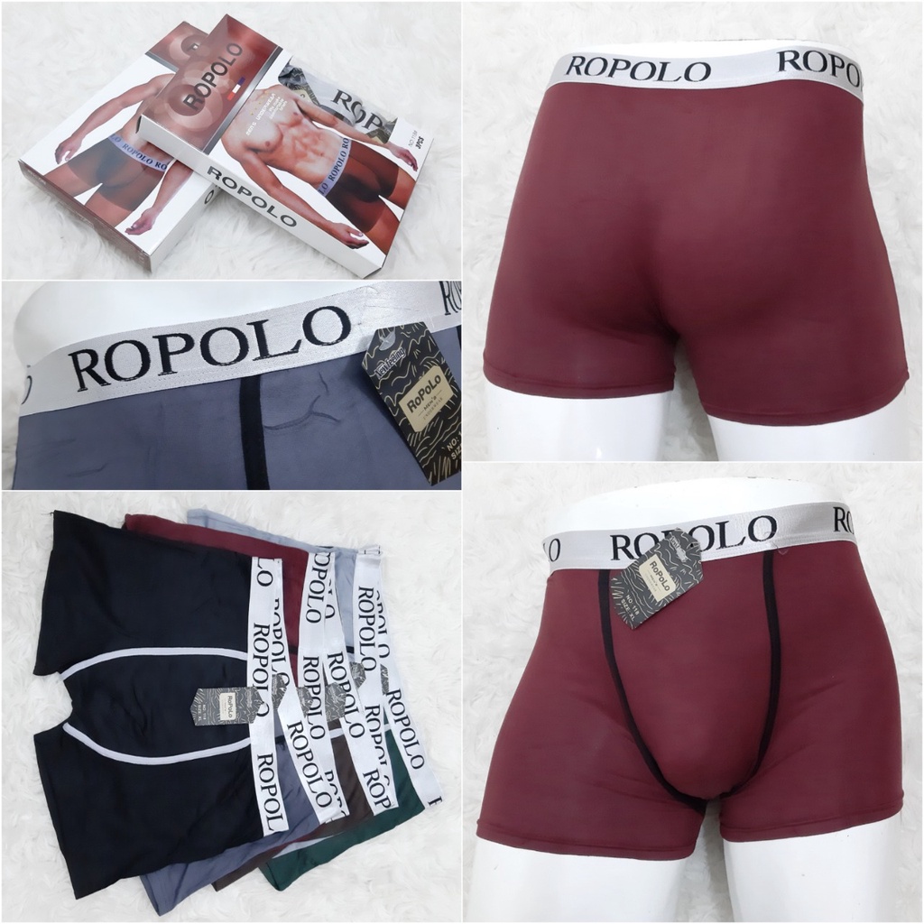 Jual Boxer Pria Katun L, XL, XXL/Celana Dalam Cowok Dewasa Katun Nilon ...