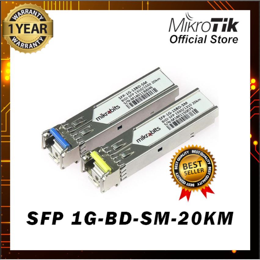 Jual Mikrobits SFP 1G BD-SM 20 KM Sfp-1g-bd-sm-20km | Shopee Indonesia