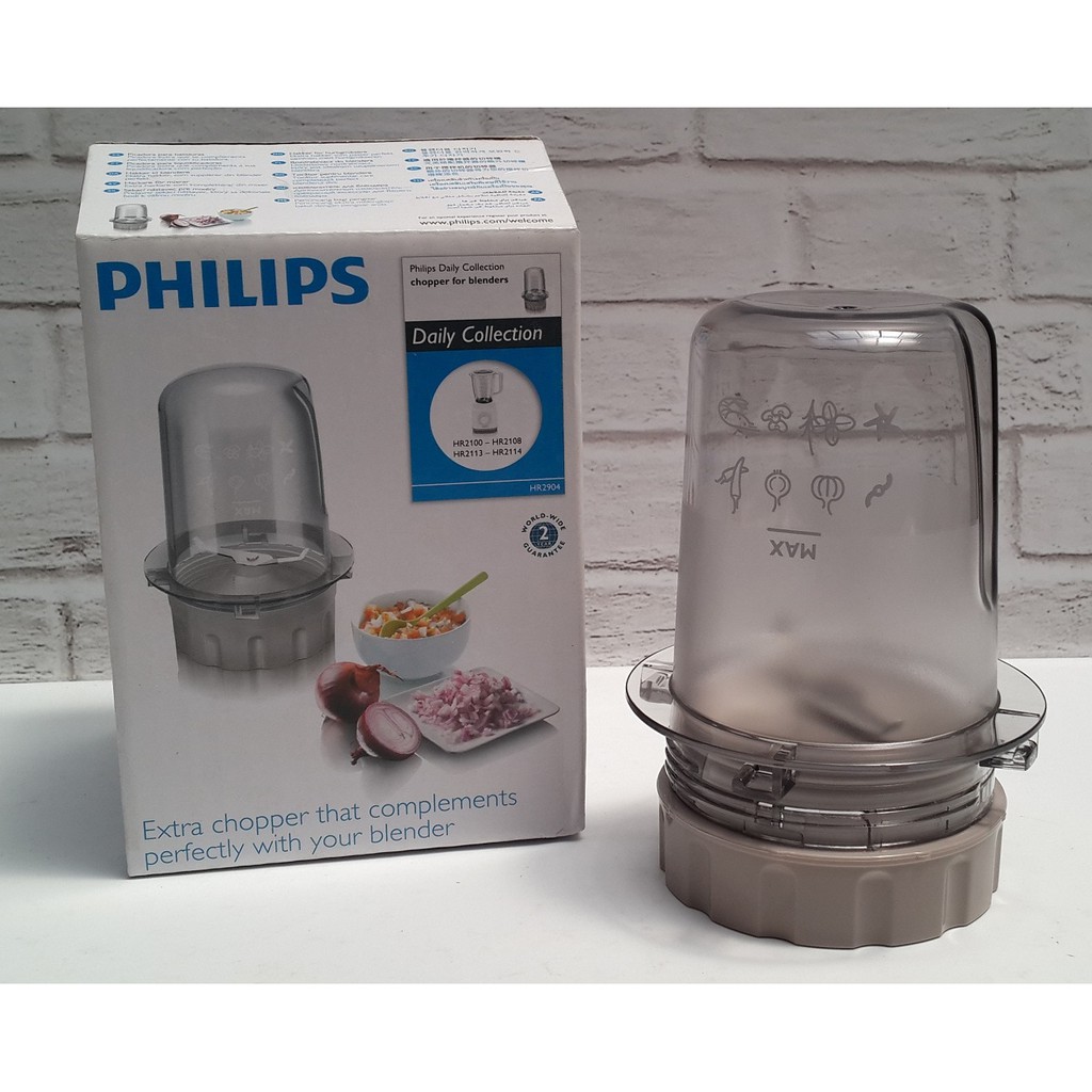 Jual PHILIPS HR2904 MILL / CHOPPER SET UNTUK BLENDER HR2100 / HR2102