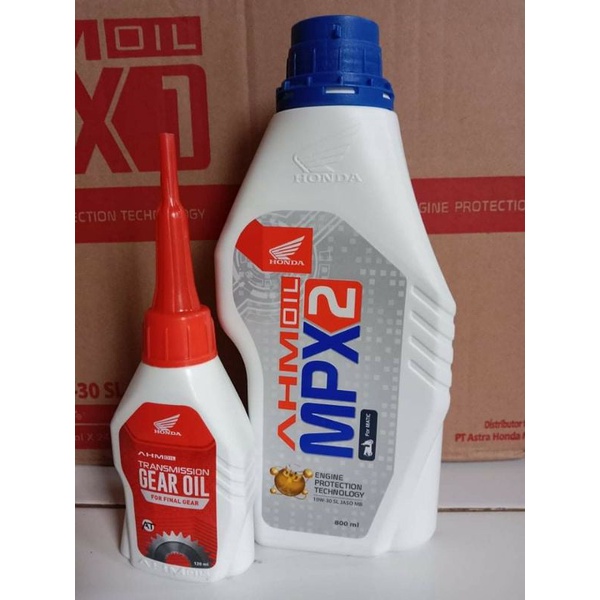 Jual Paket AHM Matic Mpx2 800ml dan Gear Oil atau Oli Gardan | Shopee ...