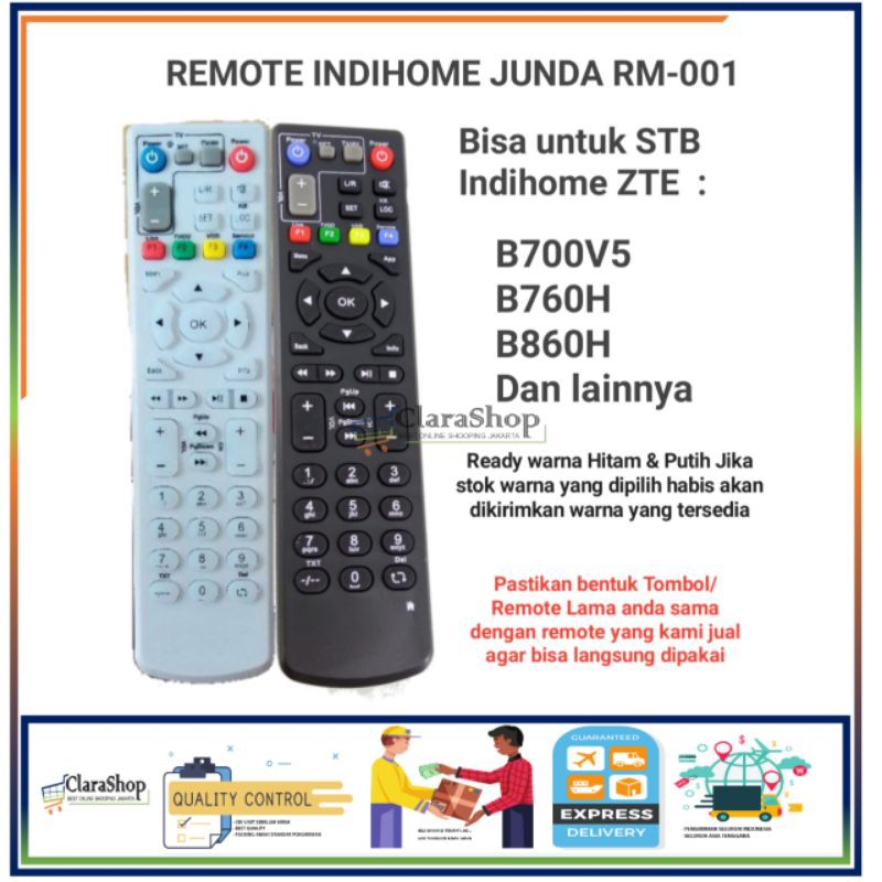 Jual Remot Remote Receiver STB USEE TV Indihom MNC PLAY Speedy TV ZTE ...