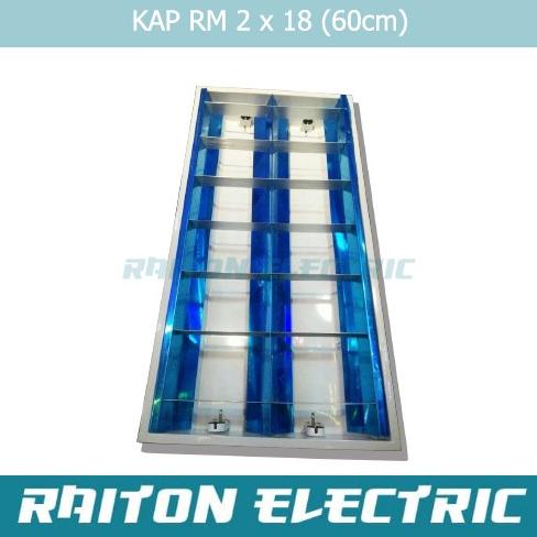 Jual Kap Lampu RM TL LED 2x18 60cm | Shopee Indonesia