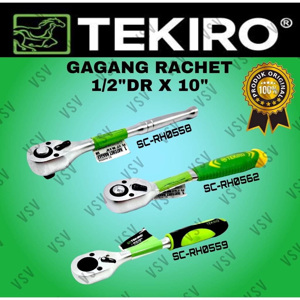 Jual Tekiro RACHET handle 1/2