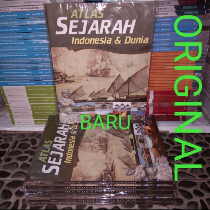 Jual ORI BUKU ATLAS SEJARAH INDONESIA DAN DUNIA Karangan By Abdul