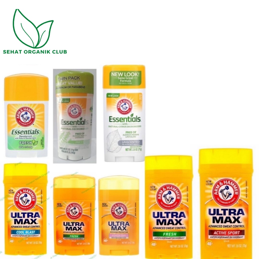 Jual Arm & Hammer Essentials Natural Deodorant Fresh 28 g; Essentials