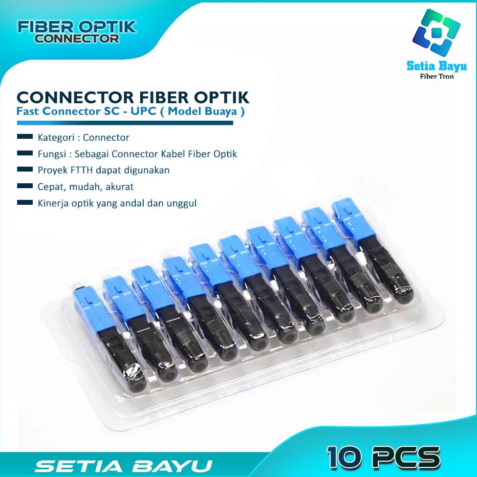 Jual Fast Connector Sc - Upc Bs Fast Konektor Sc Manual Fiber Optik ...