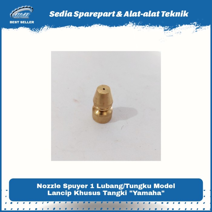 Jual Nozzle Sprayer Spuyer Kuningan 1 Lubang Model Lancip Tangki Yamaha ...