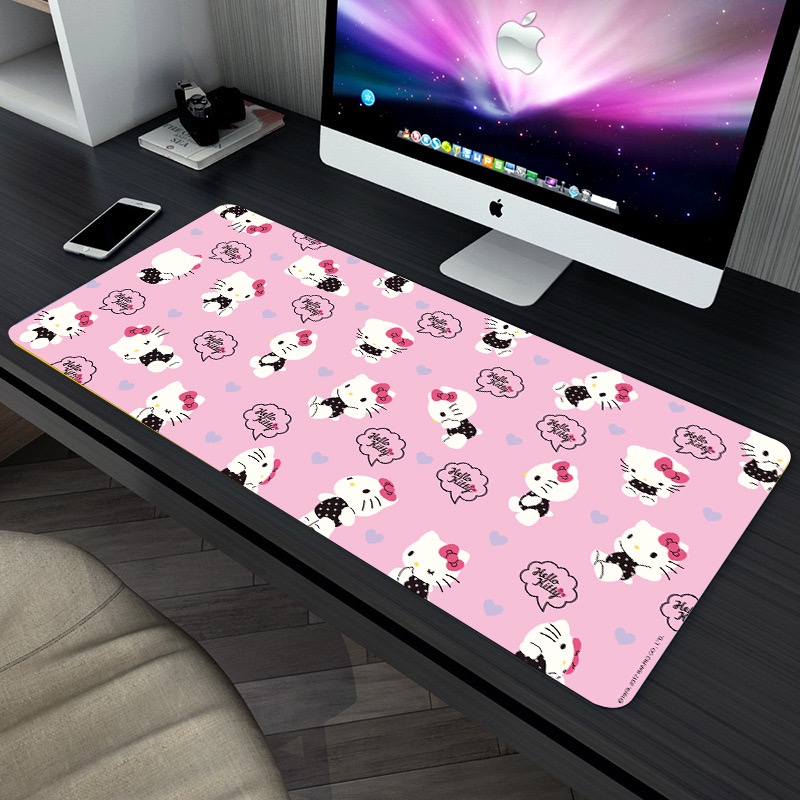 Jual Mousepad Alas Keyboard Komputer Hello Kitty Gaming Besar Super