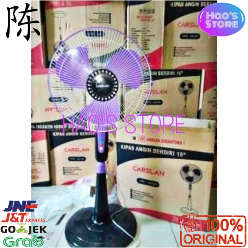 Jual Kipas Angin Berdiri Stand Fan Murah Standfan Carslan 16 Inch Cs 165 Jaring Besi 6255