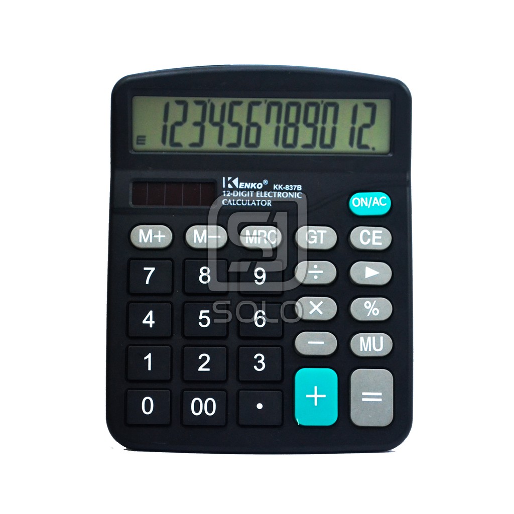 Jual Kalkulator Calculator Kenko KK-837B 837 B 12 Digit | Shopee Indonesia