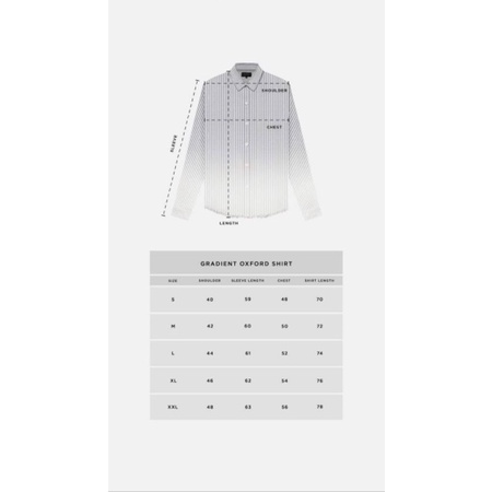 Jual Kemeja Rucas Gradient Oxford shirt [100% ORIGINAL] | Shopee Indonesia