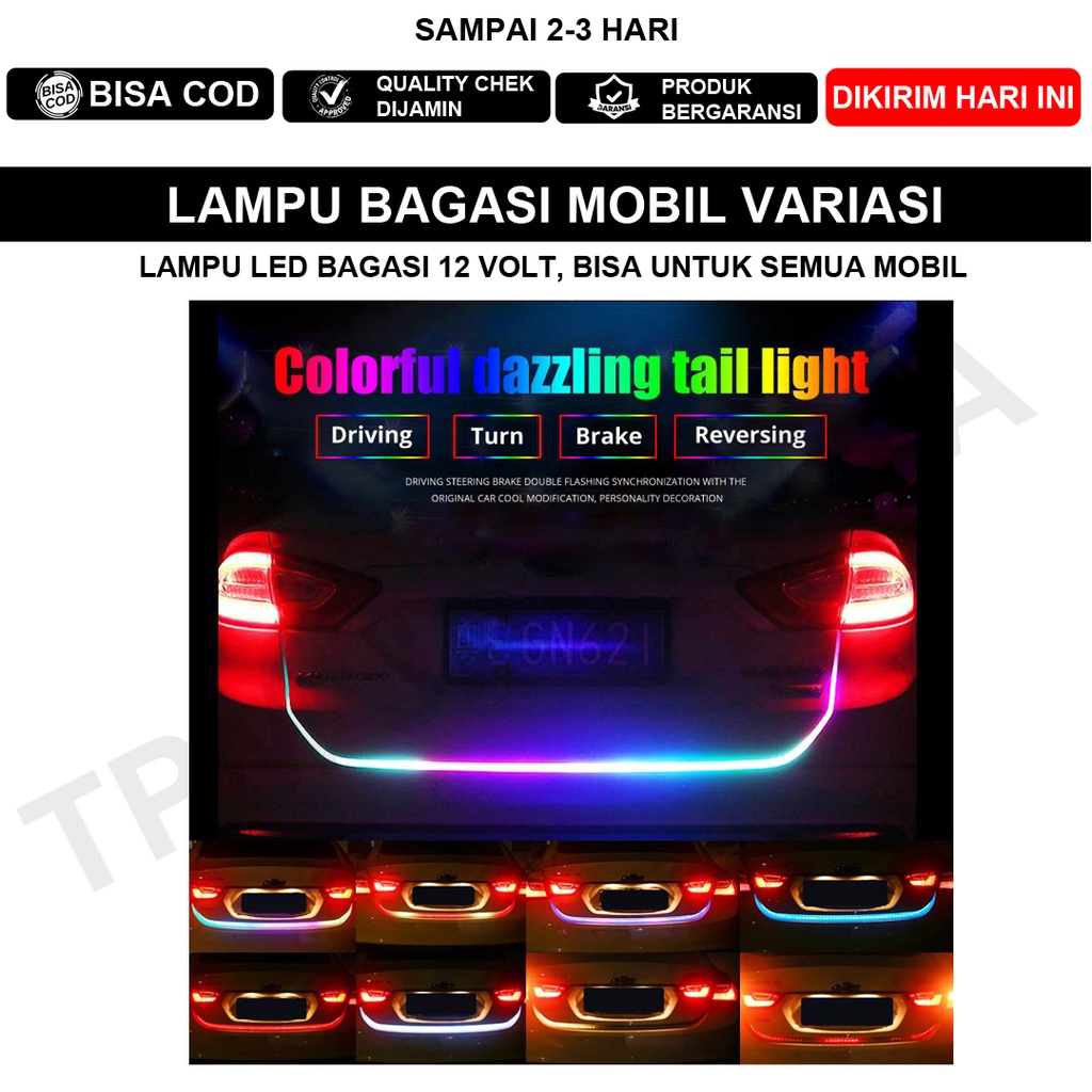 Jual Led strip bagasi mobil RGB 120cm | Shopee Indonesia