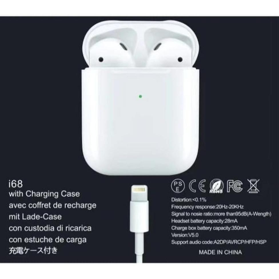 Jual Terlaris I68 1 1 Airpods Apple With Pop Up Tws I68 Earphone