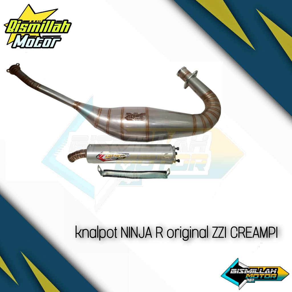 Jual KNALPOT NINJA R ORIGINAL ZZ1 CREAMPI | Shopee Indonesia