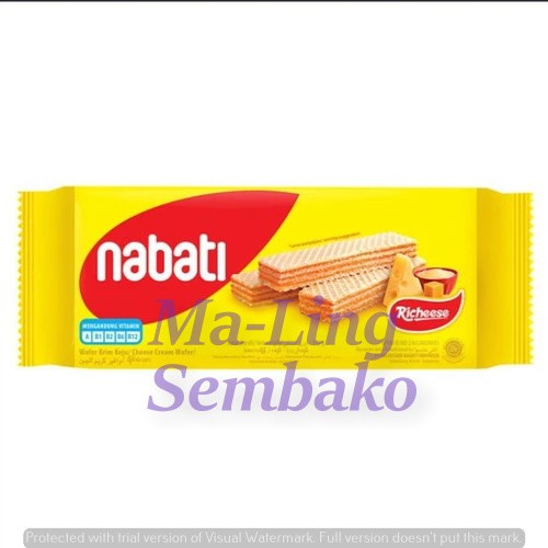 Jual RICHEESE NABATI WAFER CHEESE & COKELAT 132GR, Kue, Biskuit ...