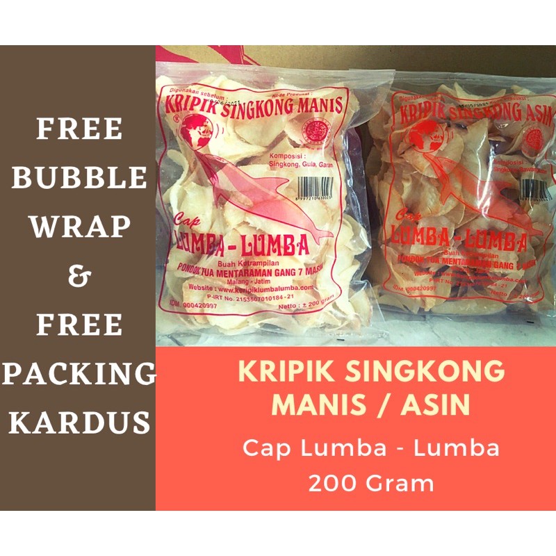 Jual Keripik Singkong Lumba Lumba Manis Asin Gram Shopee Indonesia