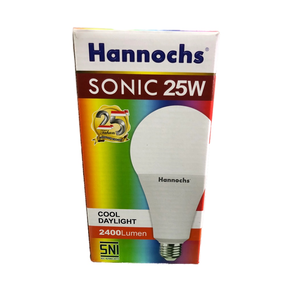 Jual Hannochs sonic led bulb 25 watt cahaya putih (6000k) | Shopee ...