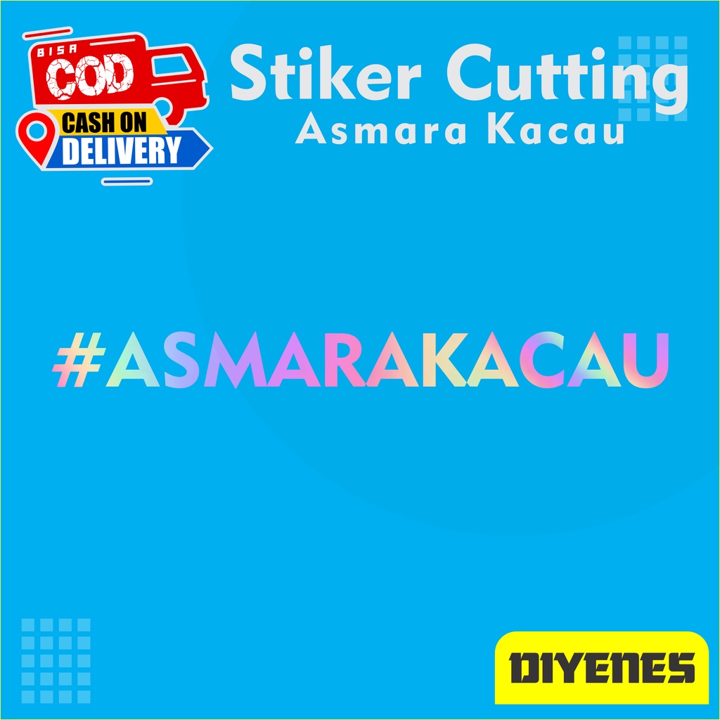 Jual Stiker Asmara Kacau Virall, Stiker Cutting, Stiker Menyala ...