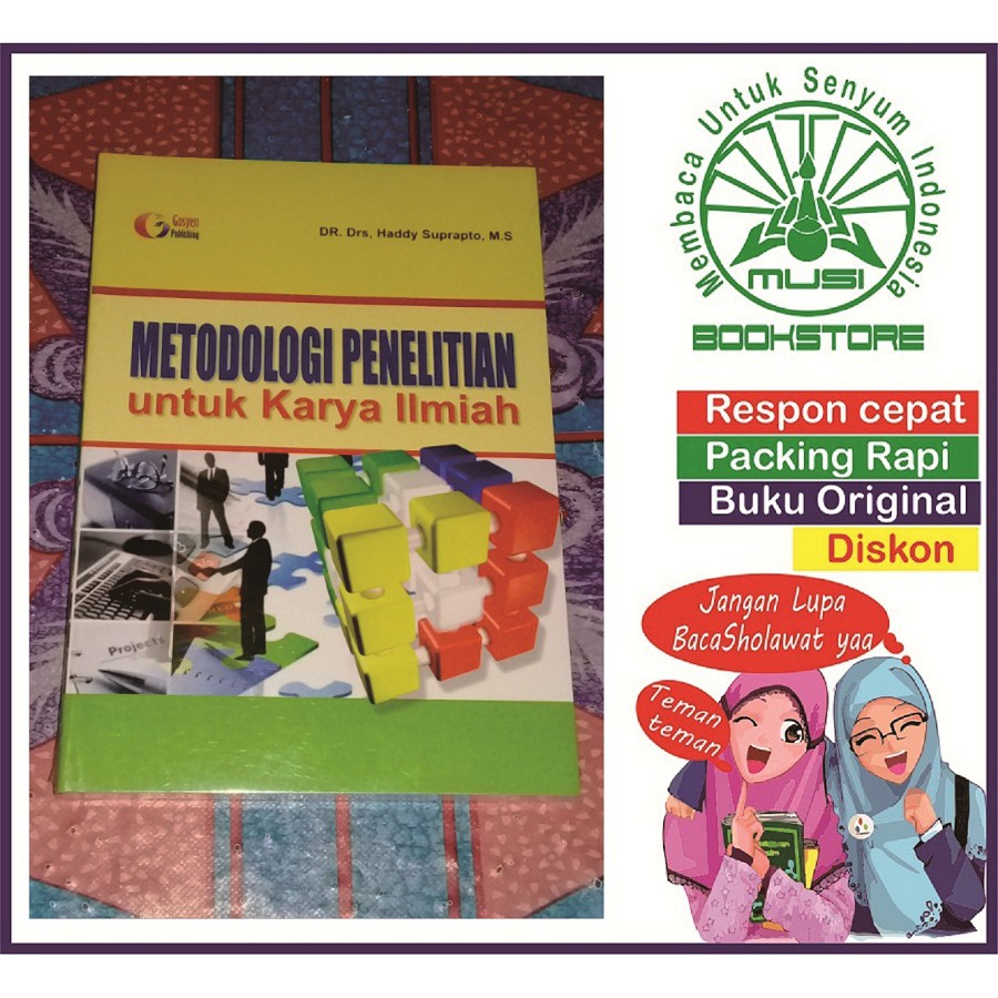 Jual Buku METODOLOGI PENELITIAN untuk Karya Ilmiah - Original Musibook ...