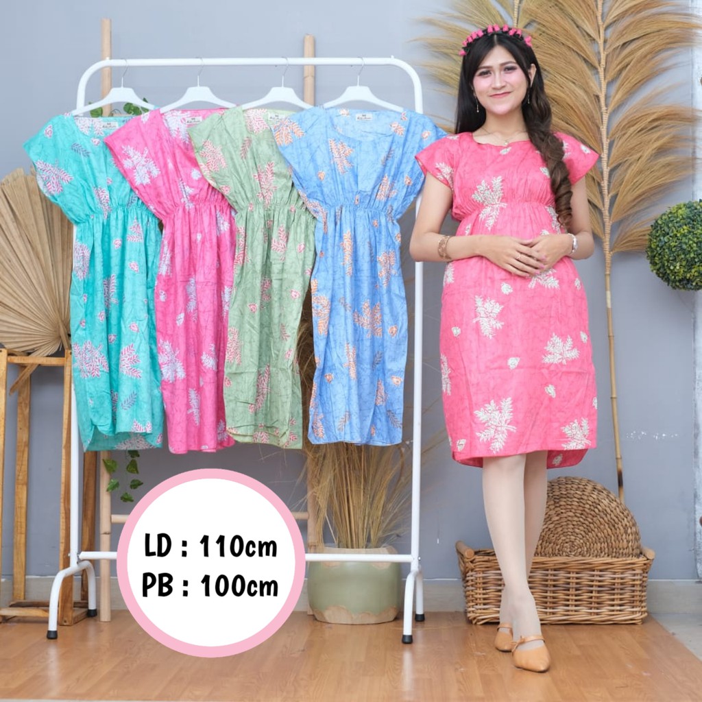 Jual Daster midi dengan warna yg cantik dan karet dibagian dada, bahan ...