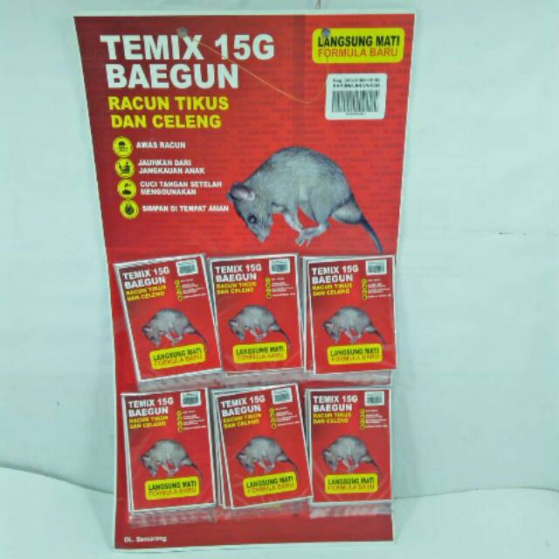 Jual RACUN tikus harga per 1 pcs 15 G Formula Baru Langsung Mati ...
