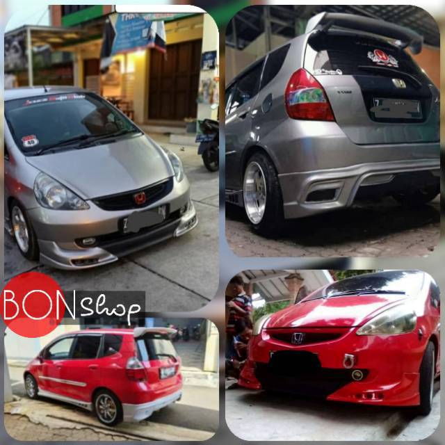 Jual Fullset Bodykit Front side Rear Honda Jazz GD3 Fit Idsi dan Vtec