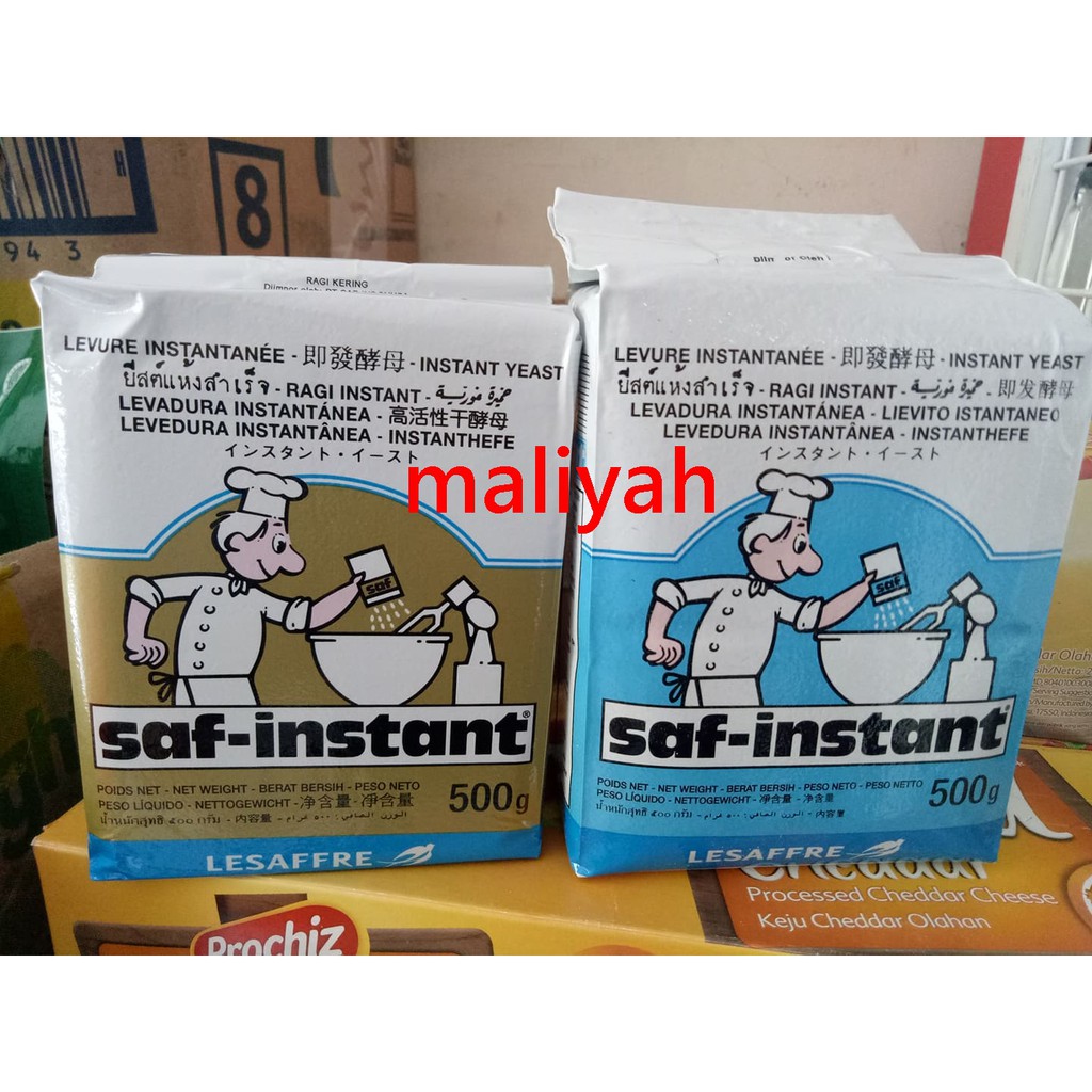 Jual saf instant 500 gram ragi bahan pengembang roti | Shopee Indonesia
