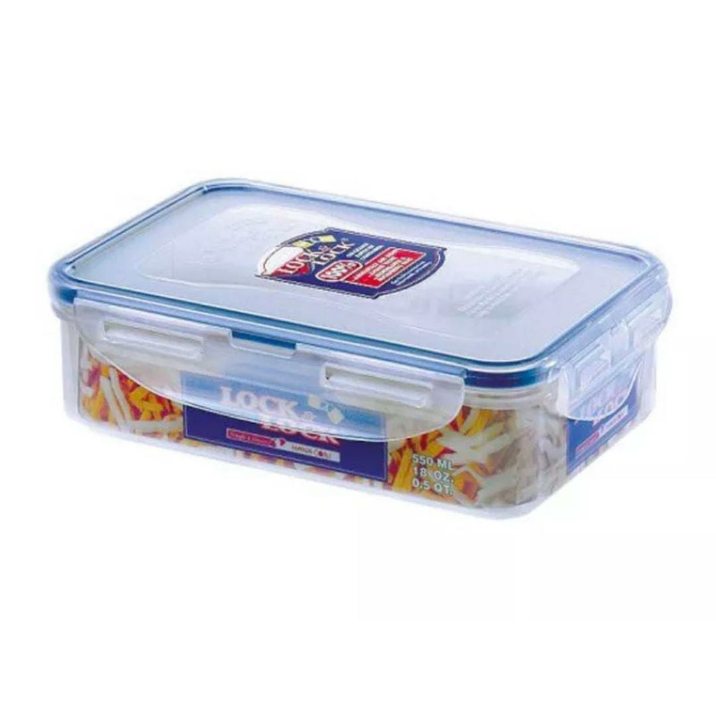 Jual LOCK & LOCK Airtight Container Rectangular Short Food Countainer ...