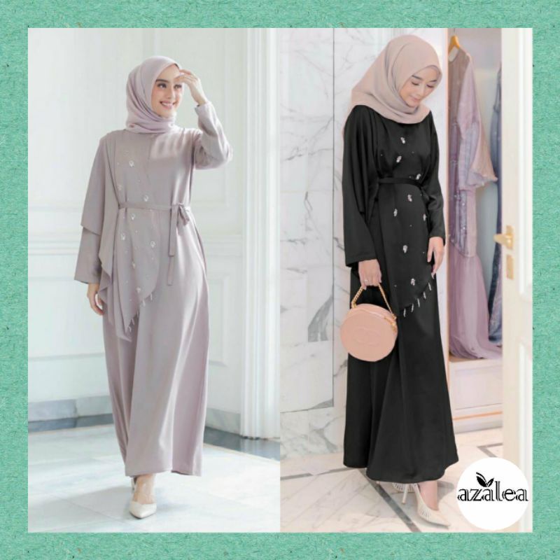 Jual [Azalea] Zalia Dress Vanilla Hijab vanillahijabofficial Free Hijab
