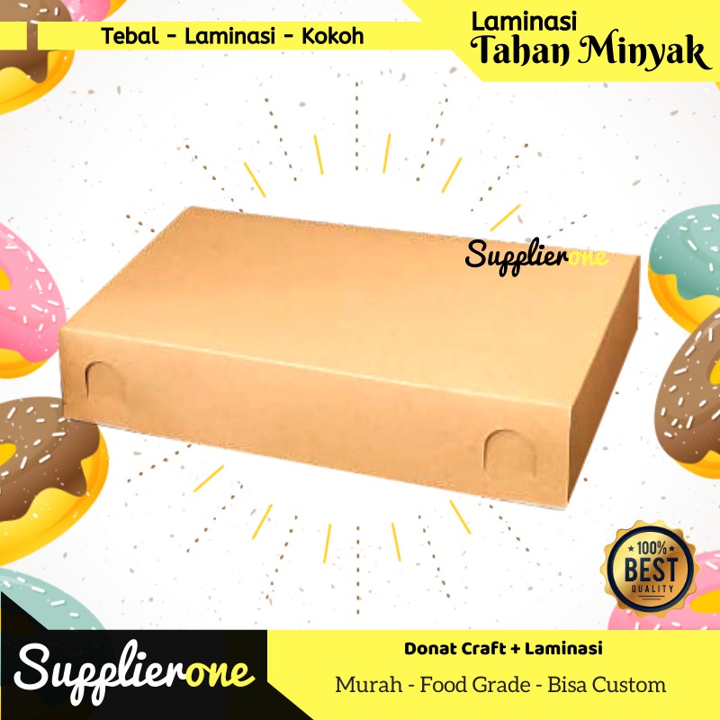 Jual Box Donat Dus Donat Kotak Donat Kemasan Donat Tempat Donat Box Donat Besar Custom Box 0261