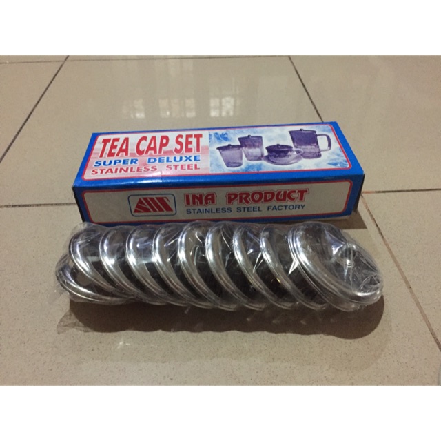 Jual Tutup Gelas Stainless Steel 6bj Shopee Indonesia 4336