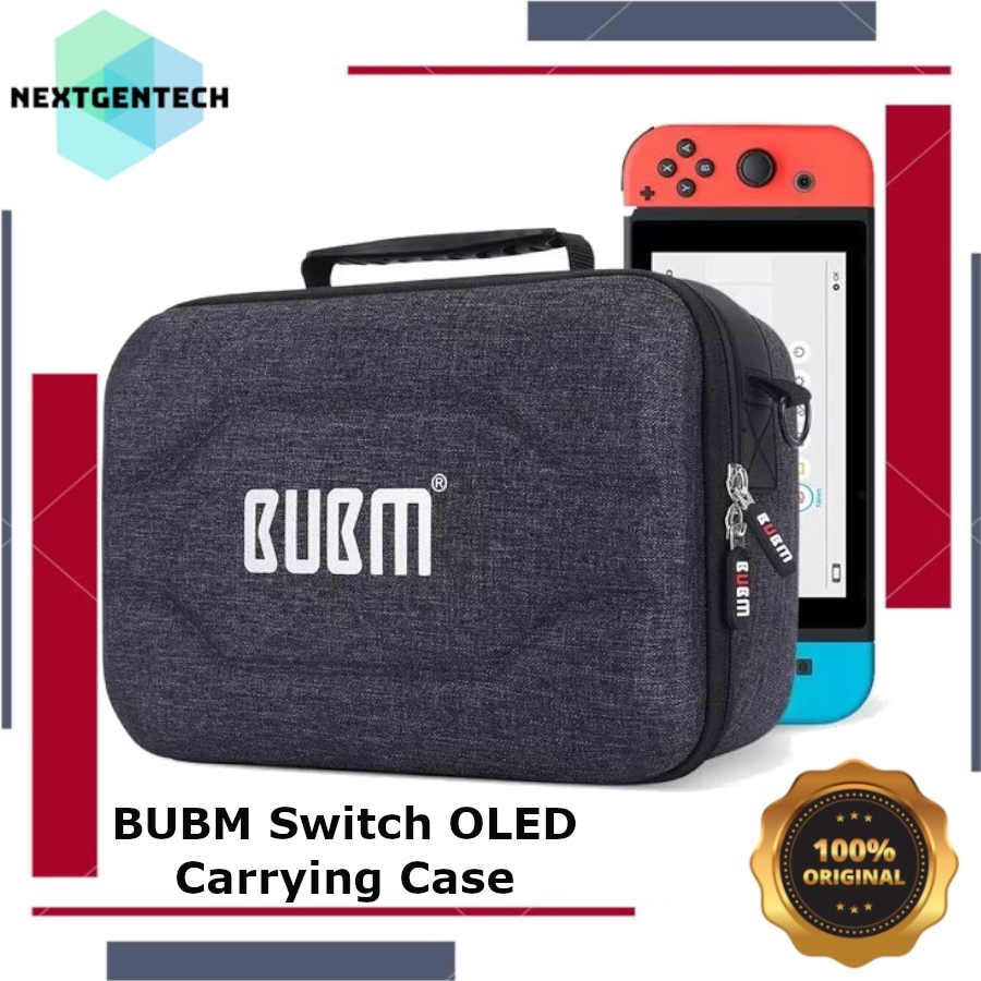 Jual BUBM Carrying Case Nintendo Switch OLED Travel Bag Compartment Bag