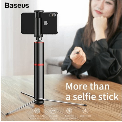 Jual BASEUS SELFIE STICK / TONGSIS BLUETOOTH SHUTTER TRIPOD HOLDER