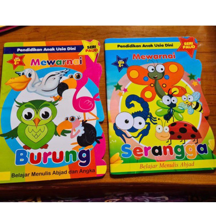 Jual Buku Belajar Menulis Dan Mewarnai Pack Shopee Indonesia