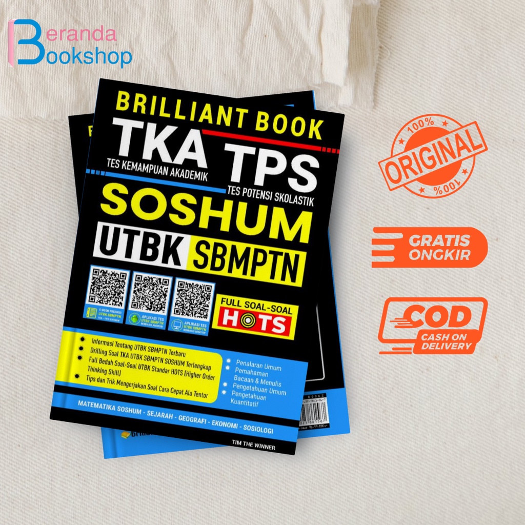 Jual Buku Soal Tes Sbmptn Tka Tps Utbk Soshum 2022 Shopee Indonesia