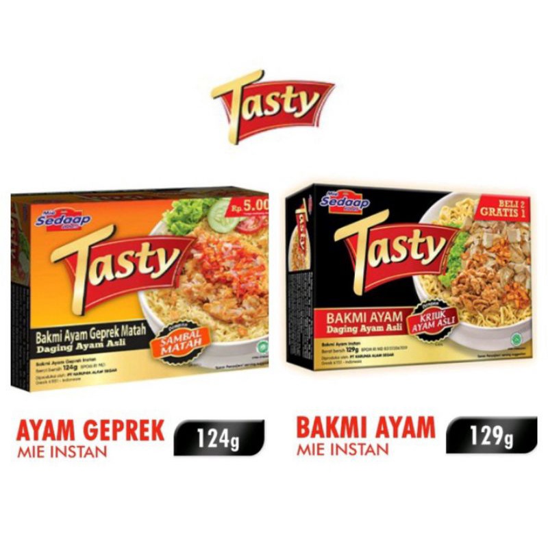 Jual Mie Sedaap Tasty Bakmi Ayam Mi Sedap Instan Ayam Geprek Beef