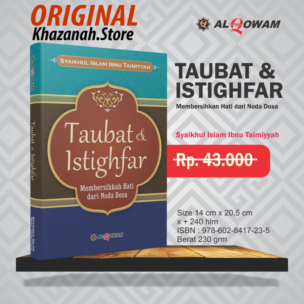 Jual Taubat Dan Istighfar Buku Muhasabah Diri Motivasi Syaikhul Islam