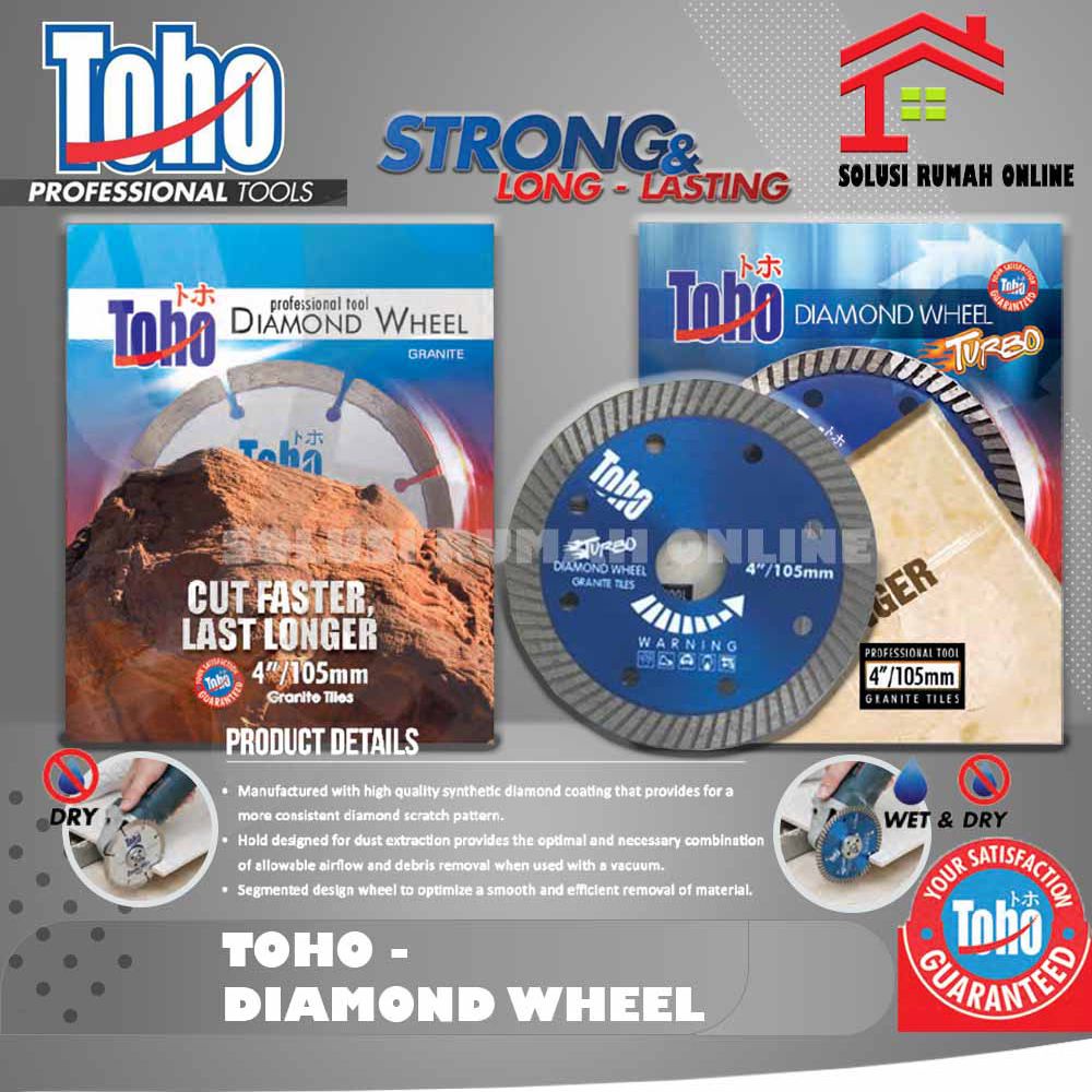 Jual Diamond Wheel Toho Turbo Universal Mata Pisau Potong Granit Keramik Shopee Indonesia 0577